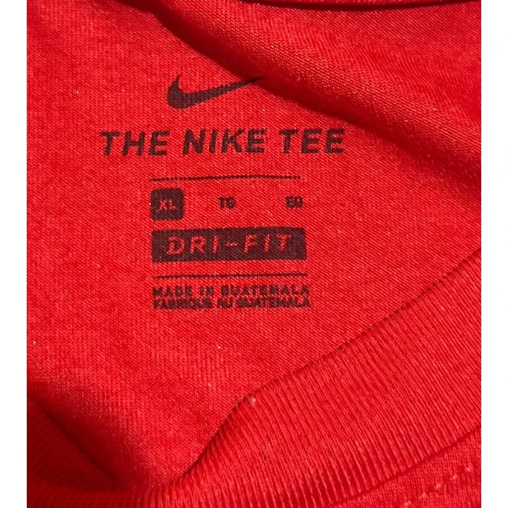 Nike Kids Dri-FIT Short Sleeve Performance T-Shirt Red XL